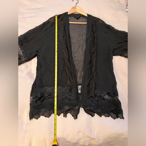 Top Shop lace tops coverups duster bundle lot 2 total - Picture 7 of 9
